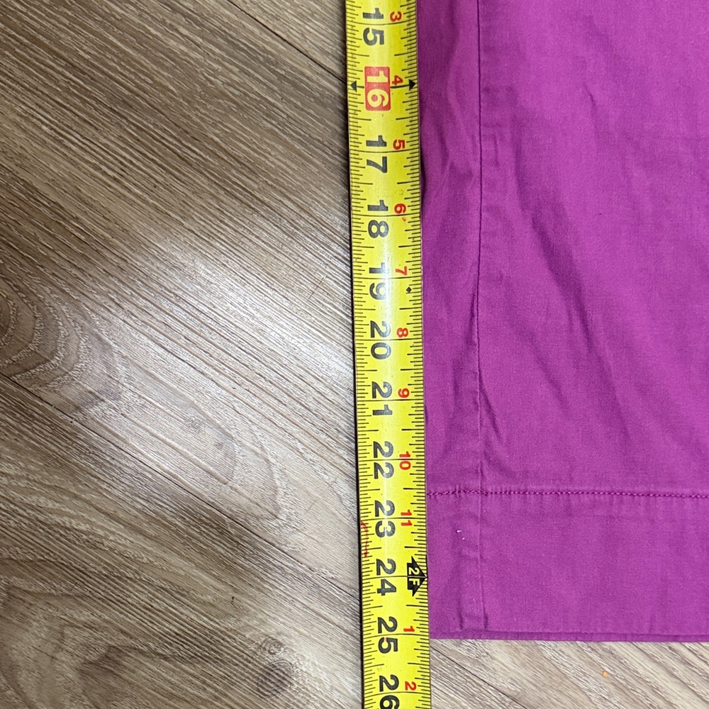 Anthropologie Maeve The Colette Pant Linen Wide Leg Trouser Purple Ankle Sz: 31 - Picture 10 of 10